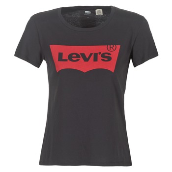 Oblačila Ženske Majice z dolgimi rokavi Levi's THE PERFECT TEE Črna