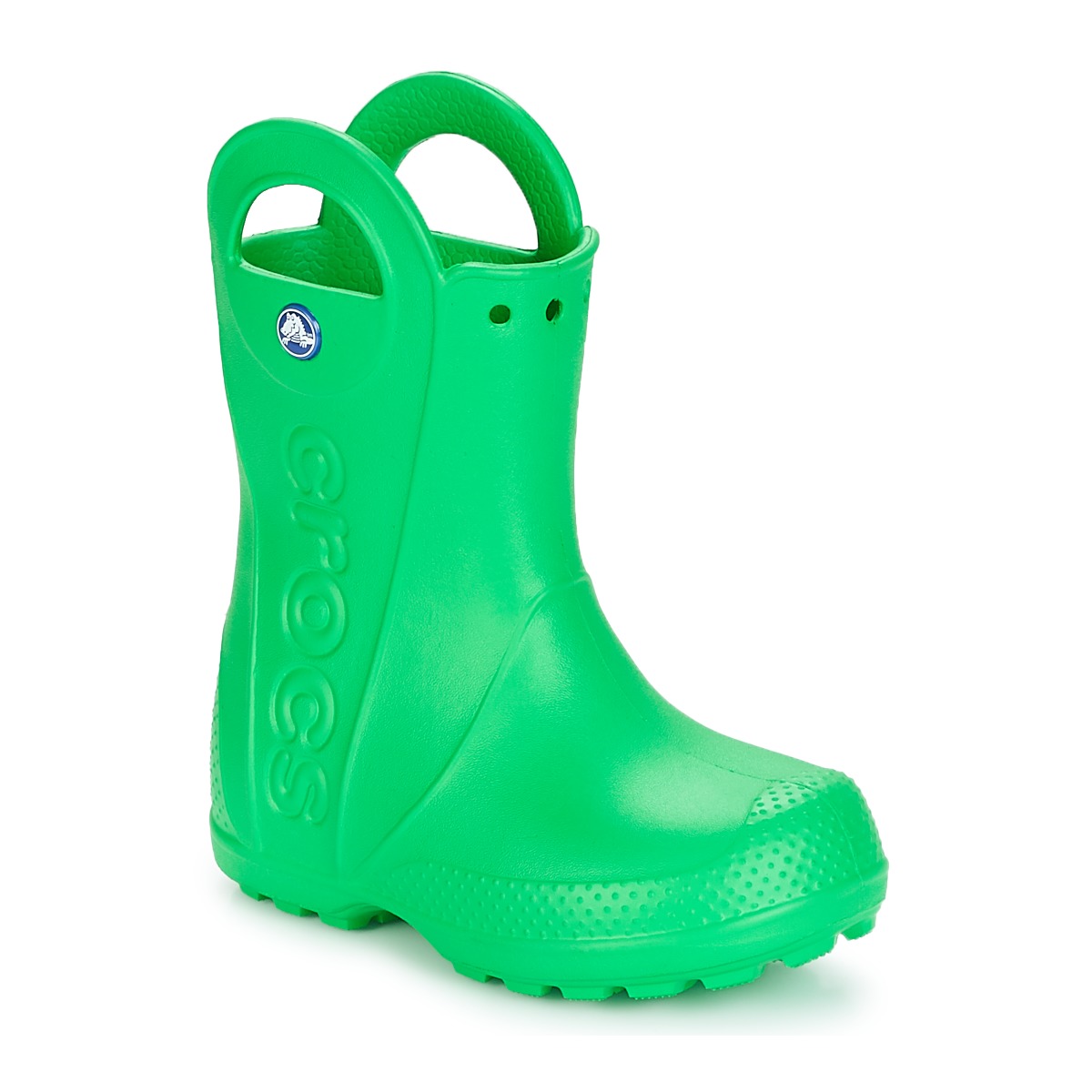 Čevlji  Otroci škornji za dež  Crocs HANDLE IT RAIN BOOT KIDS Zelena