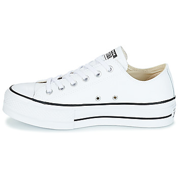 Converse CHUCK TAYLOR ALL STAR LIFT CLEAN OX LEATHER Bela