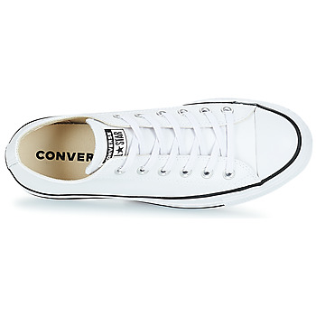 Converse CHUCK TAYLOR ALL STAR LIFT CLEAN OX LEATHER Bela