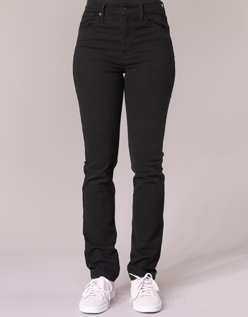 Levi's 724 HIGH RISE STRAIGHT Črna