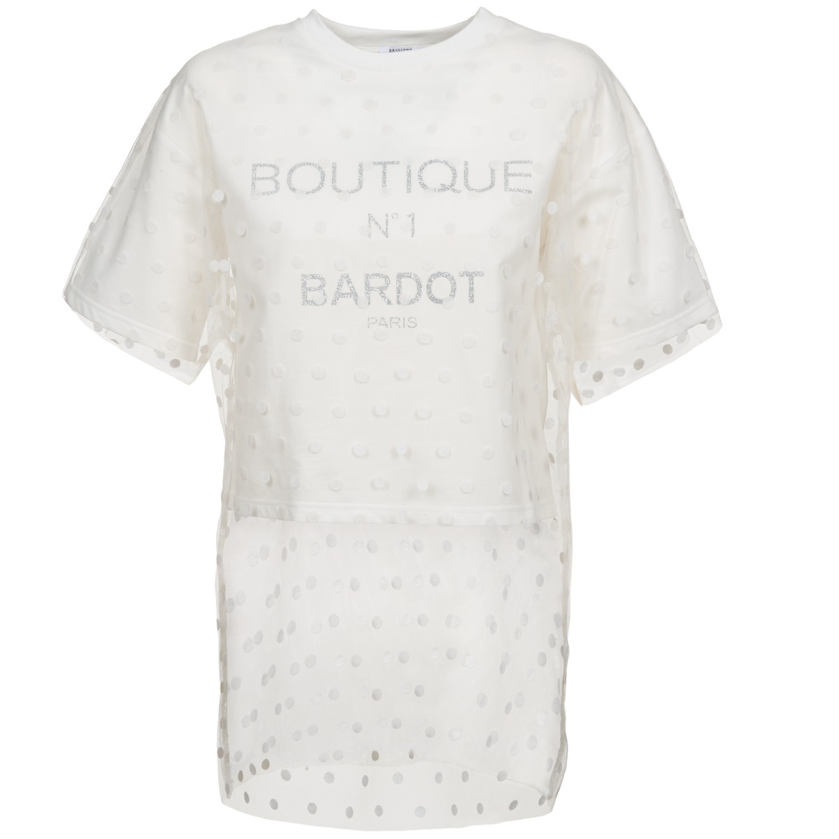 Oblačila Ženske Puloverji Brigitte Bardot ANASTASIE Kremno bela