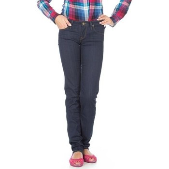 Oblačila Ženske Kavbojke slim Lee Jeans  Lynn Straight  L333EYCU Modra