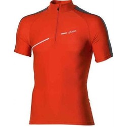 Oblačila Moški Majice & Polo majice Asics 1/2 ZIP TOP FW12 421016-0540 Oranžna