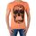 Oblačila Moški Majice s kratkimi rokavi Japan Rags 38860 Oranžna