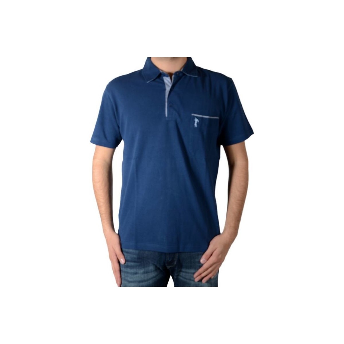 Oblačila Moški Polo majice kratki rokavi Marion Roth 56010 Modra