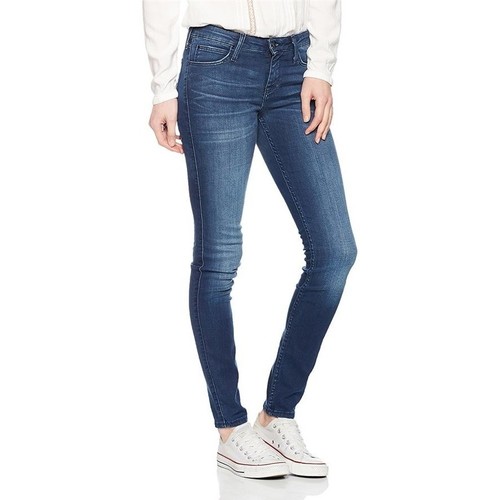 Oblačila Ženske Jeans skinny Lee Scarlett Skinny L526AIFB Modra