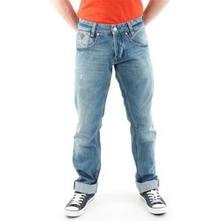 Oblačila Moški Jeans straight Guess Outlaw M21068D0EY2 STNY Modra