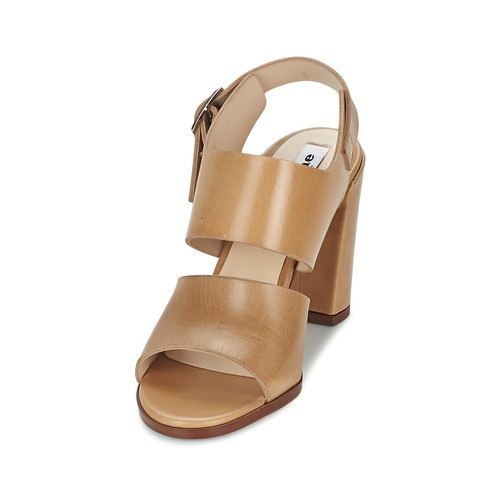 Dune London CUPPED BLOCK HEEL SANDAL Bež